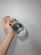 Personalised Chenille Pet Keyring - Handmade by Lucky Fosil Friends