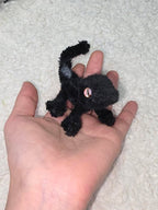 Crested Gecko (Black) - Handmade by Lucky Fosil Friends