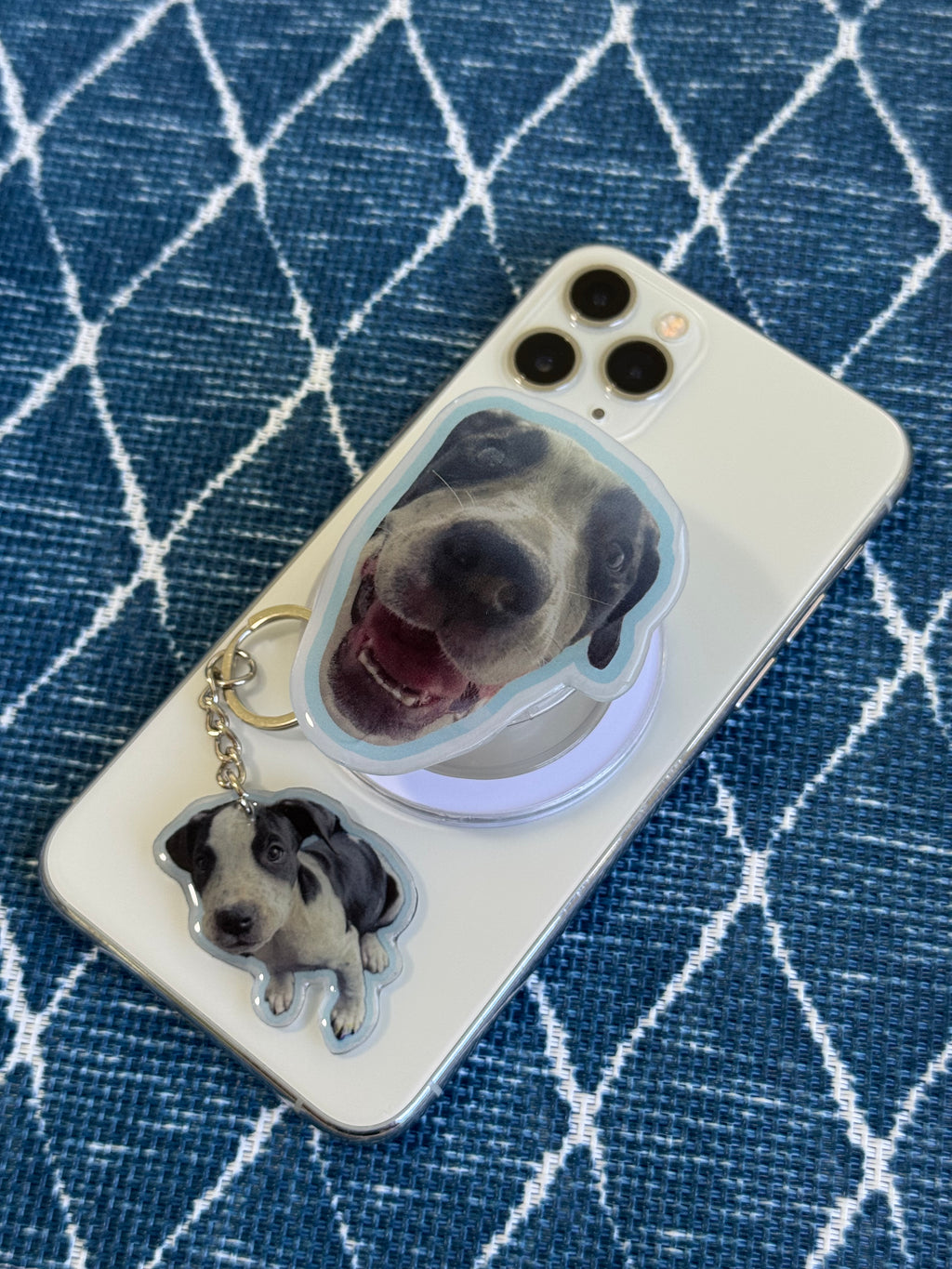 Handmade Personalised Pet Photo Magsafe Phone Grip - by Cherique Studio